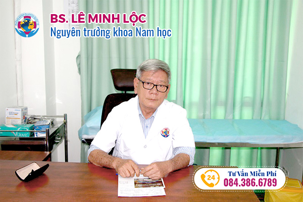 Bác sĩ Lộc có gần 40 năm kinh nghiệm trong lĩnh vực khám nam khoa, sức khỏe sinh sản, các bệnh lây qua đường tình dục